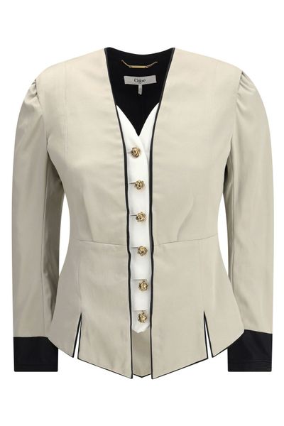Chloé Structured Cut Blazer