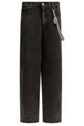 Pinko Chain Detail Straight-Leg Jeans