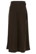 Tory Burch Belted Jersey Skirt