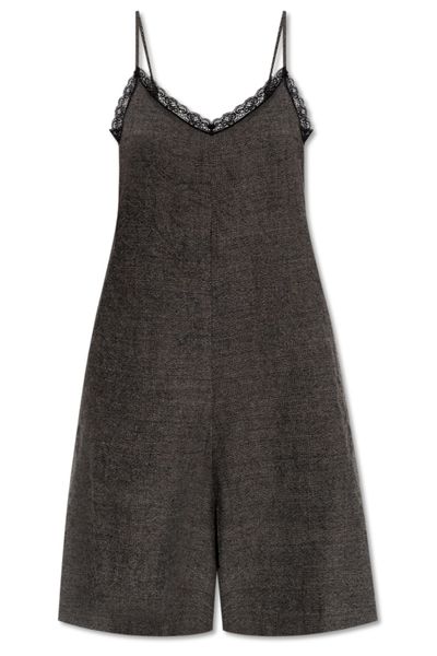R13 Lace-Detailed Strappy Jumpsuit