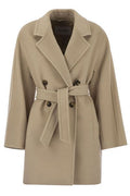 Max Mara Tied-Waist Buttoned Coat