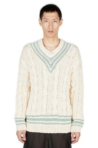Visvim Cable-Knit V-Neck Jumper