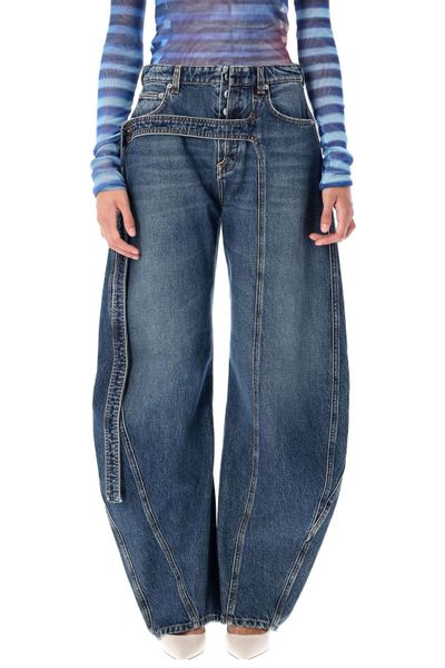 Jean Paul Gaultier Denim Strap Jeans