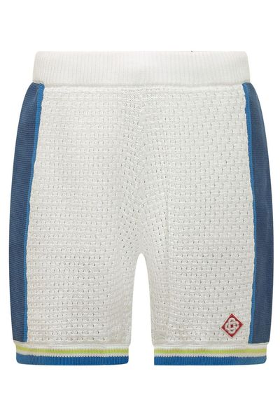 Casablanca Logo Patch Crochet Shorts