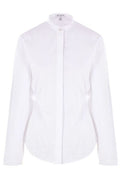 Alaïa Long-Sleeved Curved Hem Shirt