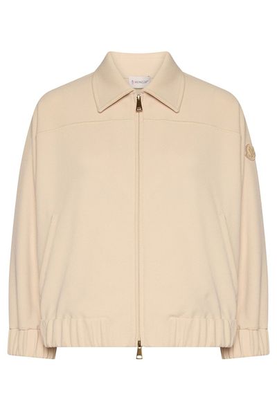 Moncler Logo Patch Zipped Jacket