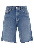 AGOLDE Anson Raw-Hem Denim Shorts