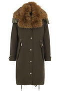 Moncler Halicte Button-Up Long Parka