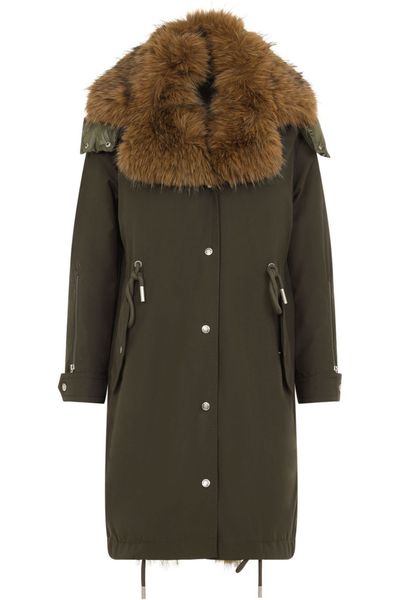 Moncler Halicte Button-Up Long Parka