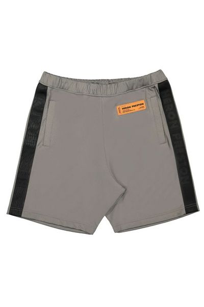 Heron Preston Elasticated Waistband Logo Patch Track Shorts
