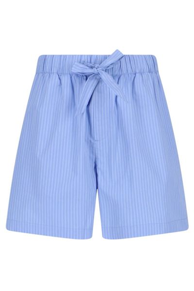 Tekla Pinstriped Drawstring Shorts