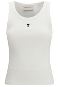AMI Paris de Coeur Ribbed Tank Top