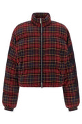 Off-White Checked Zip-Up Jacket