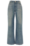 Balmain Logo Patch Straight-Leg Jeans