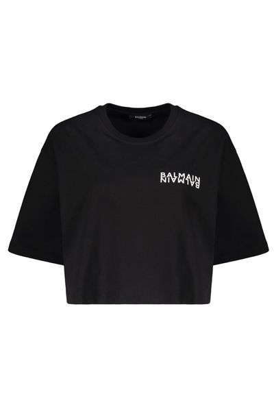 Balmain Cropped T-Shirt