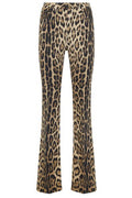 Roberto Cavalli Animal Printed Flared Jeans