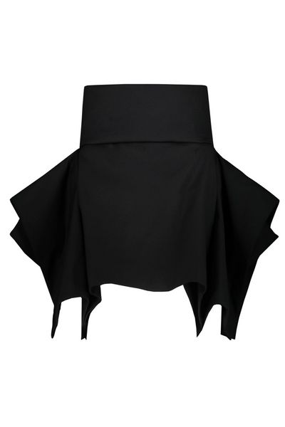 Comme des Garçons High Collared Short Cape