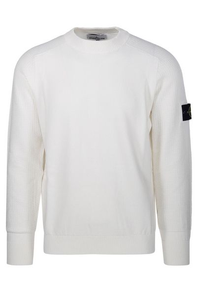 Stone Island Logo Patch Knitted Jumper