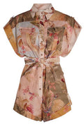 Zimmermann Ascension Cuffed Playsuit