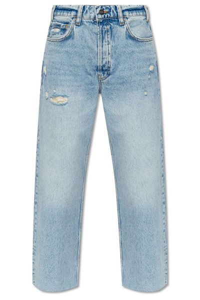 Anine Bing Gavin Mid-Rise Boyfriend Jeans