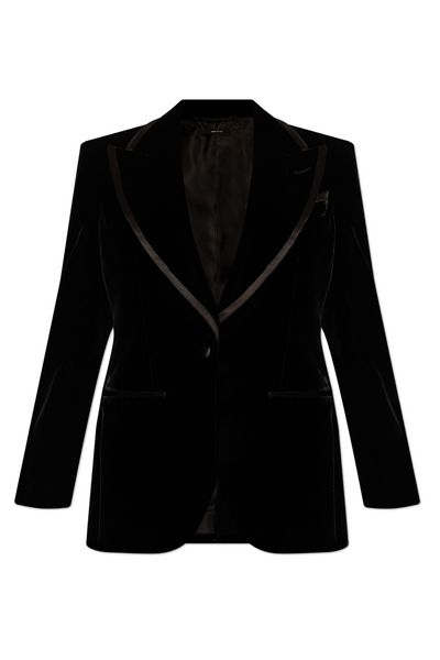 Tom Ford Single-Breasted Velvet Blazer