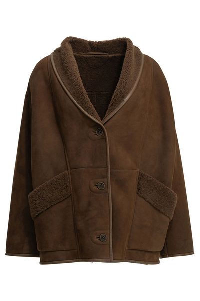 Salvatore Santoro Shearling Trim Relaxed Jacket