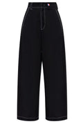 Moncler Genius Moncler X Palm Angels Logo Patch Wide-Leg Jeans
