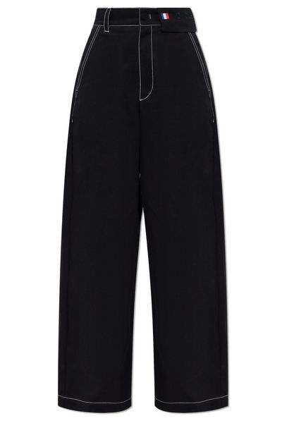 Moncler Genius Moncler X Palm Angels Logo Patch Wide-Leg Jeans