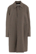 Saint Laurent Mac Checked Coat