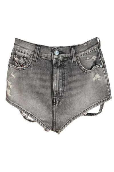 Diesel Distressed 5 Pocket Shorts