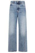 Totême Logo Patch Straight Leg Jeans