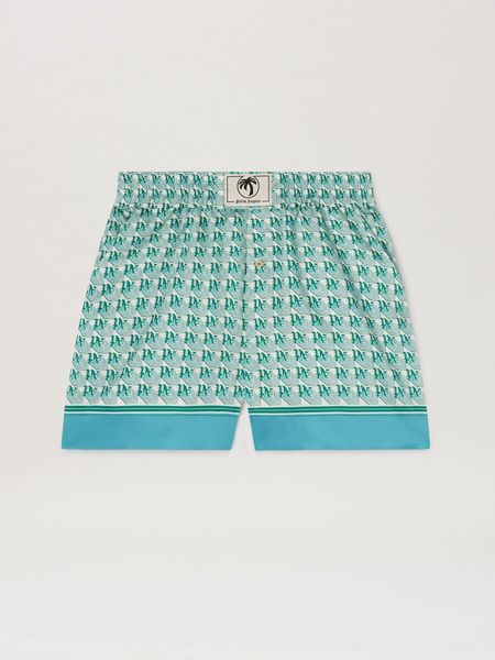 Palm Angels Diamonds Monogram Shorts