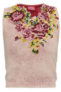 Diesel Raris Floral Knit Tank Top
