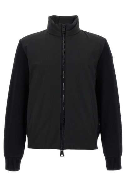 Moncler Matt Effect Zipped Cardigan