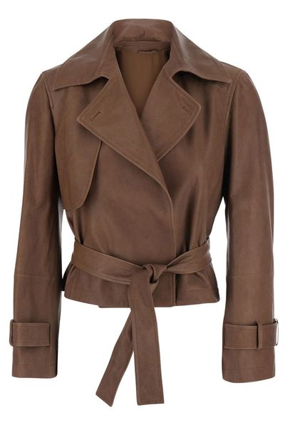Brunello Cucinelli Vintage Cropped Trench Jacket