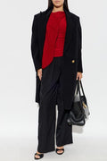 Balmain Draped Pleated Top