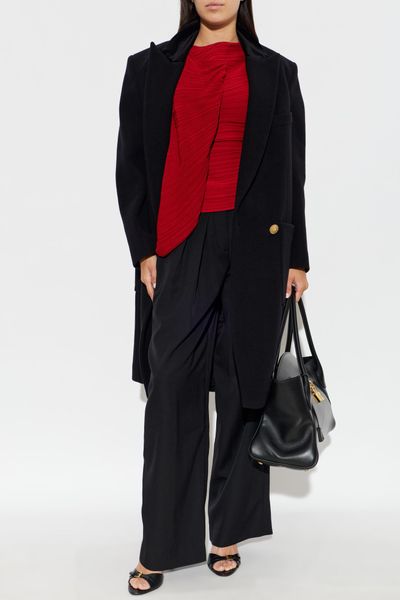 Balmain Draped Pleated Top