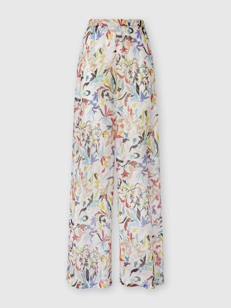 Missoni Printed Tulle Straight-Leg Pants