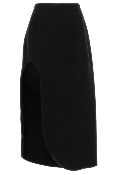 Jil Sander 158 Draped Slit Skirt