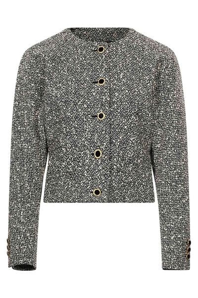 Alessandra Rich Melange Sequin Tweed Jacket