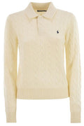 Polo Ralph Lauren Logo Embroidered Knitted Polo Shirt