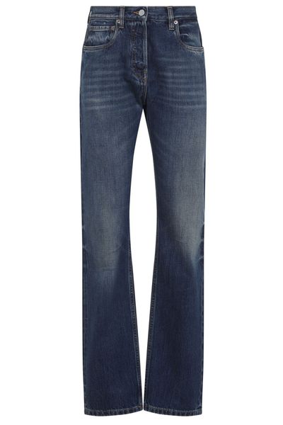 Prada Low-Rise Tapered-Leg Jeans