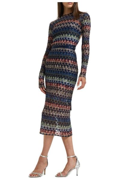Missoni Cut-Out Detail Midi Dress