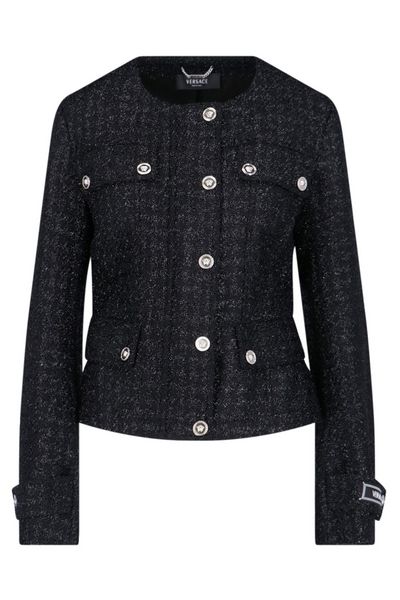 Versace Medusa Tweed Jacket