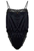 Versace Lace Trim Bodysuit