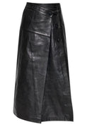 Iro Rimera Long Leather Skirt
