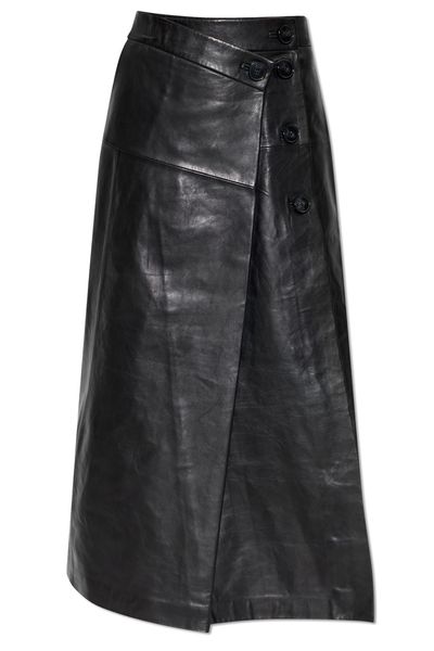 Iro Rimera Long Leather Skirt