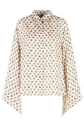 Max Mara Monogrammed Long-Sleeved Shirt