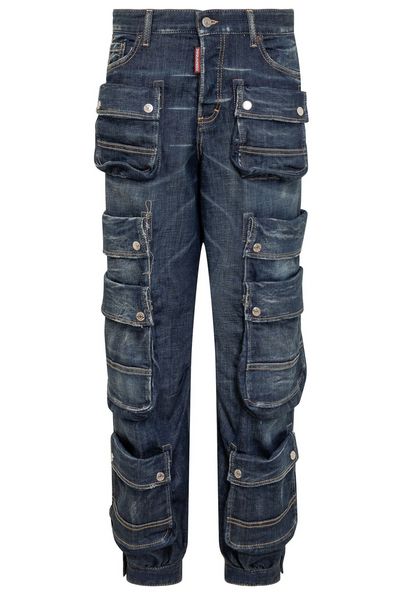 Dsquared2 Baggy Fit Cargo Jeans
