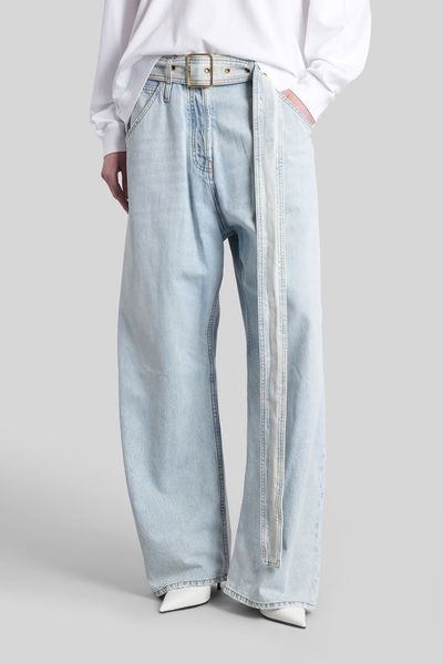 DARKPARK Logo Patch Wide-Leg Jeans
